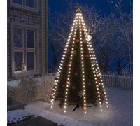 Vidaxl Guirlande Lumineuse D'arbre De Noël 250 Led Blanc Froid 250 Cm