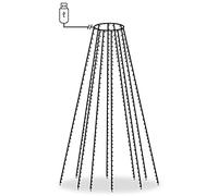 vidaXL Guirlande lumineuse d'arbre de Noël 400 LED Blanc froid 400 cm