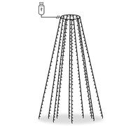 vidaXL Guirlande Lumineuse d'arbre de Noël Décoration de Noël Ornement de Noël Mariage Salon Maison Intérieur 300 LED Blanc Froid 300 cm