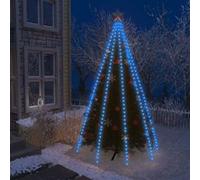 vidaXL Guirlande Arbre Noël 400 LED Bleu
