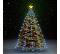 vidaXL Guirlande lumineuse d'arbre - Bleu 180 LED