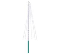 vidaXL Guirlande Lumineuse de Sapin de Noël avec Piquet et mât 180 cm