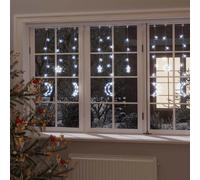 vidaXL Guirlande lumineuse étoile et lune 345 LED