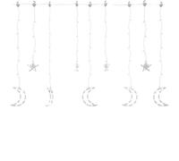Vidaxl Guirlande Lumineuse Étoile Et Lune Avec Télécommande 345 Led Multicolore
