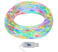 vidaXL Guirlande micro LED 400 unités - 40 m - Coloré