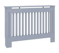 vidaXL Habillage de radiateur Anthracite 112 x 19 x 81 cm MDF
