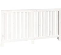 vidaXL Habillage de radiateur Blanc 153x19x84 cm Pin massif