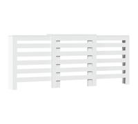 vidaXL Habillage de radiateur Blanc 205x21,5x83,5 cm Bois composite