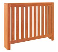 vidaXL Habillage de radiateur brun cire 108,5x19x84cm bois massif