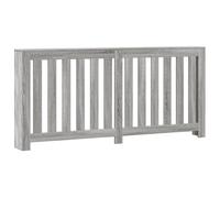 vidaXL Habillage de radiateur Gris Sonoma 175x20x82 cm Bois composite