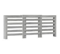 vidaXL Habillage de radiateur Gris Sonoma 205x21,5x83,5 cm