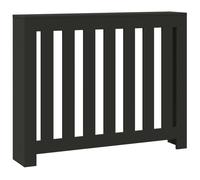 vidaXL Habillage de radiateur noir 104x20x82 cm Bois composite