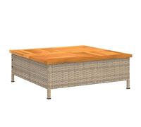 vidaXL Habillage pour pied de parasol Beige 70x70x25 cm Acacia