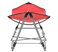vidaXL Hamac avec support pliable Rouge