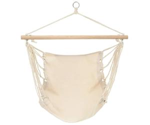 VIDAXL Hamac pliable Crème
