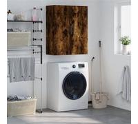 Hangkast 69,5x34x90 cm gerookt eikenkleurig828449