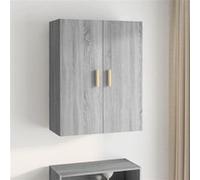 vidaXL Armoire murale suspendue Sonoma gris 69,5x34x90 cm