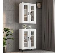vidaXL Armoire murale suspendue 812285 blanc 69,5 x 34 x 90 cm