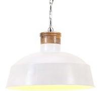 vidaXL Hanglamp industrieel E27 58 cm wit320832 Blanc G