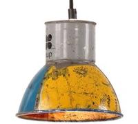 Vidaxl Lampe Suspendue Industrielle 25 W Multicolore Ronde 17 Cm E27