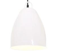 vidaXL Lampe suspendue industrielle 32 cm - Blanc