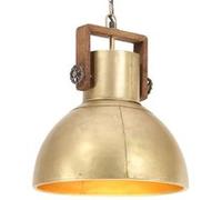 Vidaxl Lampe Suspendue Industrielle 25 W Laiton Rond 40 Cm E27 Multicolore