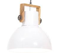 VidaXL Suspension Industrielle - Blanc/Rond