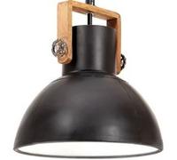 Vidaxl Lampe Suspendue Industrielle 25 W Noir Rond 40 Cm E27