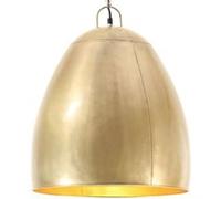 Vidaxl Lampe Suspendue Industrielle 25 W Laiton Rond 42 Cm E27 Multicolore