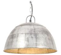 vidaXL Hanglamp industrieel vintage rond 25 W E27 41 cm zilverkleurig320541 Argent G