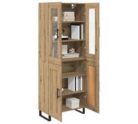 vidaXL Haut Armoire 2 pc Chêne Artisanal 69,5 x 34 x 180 cm