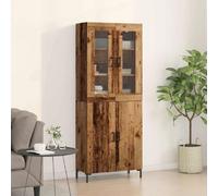 vidaXL Haut Armoire 2 pcs Bois ancien 69,5 x 34 x 180 cm