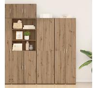 vidaXL Haut Armoire 2 pcs Chêne artisanal 50 x 42,5 x 185 cm