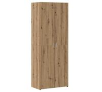 vidaXL Haut Armoire 2 pcs Chêne Artisanal 70 x 42,5 x 185 cm, Buffet Moderne, Armoire rectangulaire, Rangement intérieur, Grande capacité, Design Pratique, Organisateur de Salon