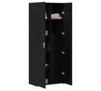vidaXL Haut Armoire 2 pcs Chêne Noir 70 x 42,5 x 185 cm, Solution de Rangement Efficace, Meuble Moderne, Armoire en Bois pour l'intérieur, idéal pour Organiser Votre pièce