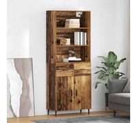 vidaXL Haut Armoire avec tiroir Bois Ancien 69,5 x 34 x 180 cm