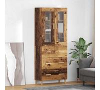 vidaXL Haut Armoire avec tiroir Bois Ancien 69,5 x 34 x 180 cm