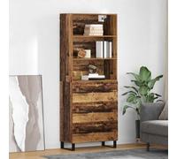 vidaXL Haut Armoire avec tiroir Bois Ancien 69,5 x 34 x 180 cm