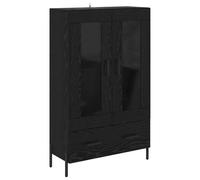 vidaXL Haut Armoire avec tiroir Corona Chêne noir 69,5 x 31 x 115 cm