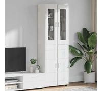 vidaXL Haut Armoire Blanc 60 x 35 x 182 cm Bois d'ingénierie