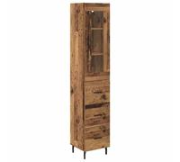 vidaXL Haut Armoire Bois Ancien 34,5 x 34 x 180 cm Bois d'ingénierie