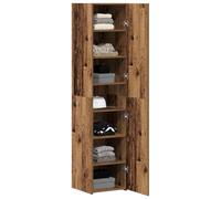 Highboard en vieux bois 40x42.5x185 cm en bois reconstitué G