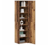 vidaXL Haut Armoire Bois Ancien 45 x 42,5 x 185 cm, Buffet élégant, Meuble de Rangement Moderne, Solutions spacieuses, Bois aggloméré, Design Pratique, étagère Chic