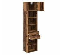 vidaXL Haut Armoire Bois Ancien 50 x 42,5 x 225 cm Bois d'ingénierie