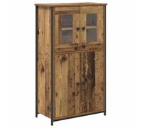 vidaXL Haut Armoire Bois Ancien 62 x 32 x 106,5 cm Bois d'ingénierie