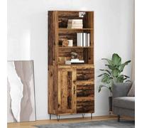 vidaXL Haut Armoire Bois Ancien 69,5 x 32,5 x 180 cm Bois d'ingénierie