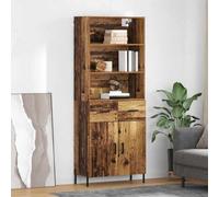 vidaXL Haut Armoire Bois Ancien 69,5 x 32,5 x 180 cm Bois d'ingénierie