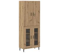 vidaXL Haut Armoire Bois Ancien 69,5 x 34 x 180 cm