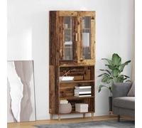 vidaXL Haut Armoire Bois Ancien 69,5 x 34 x 180 cm