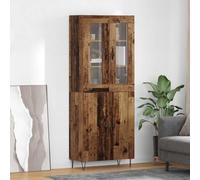 vidaXL Haut Armoire Bois Ancien 69,5 x 34 x 180 cm Bois d'ingénierie